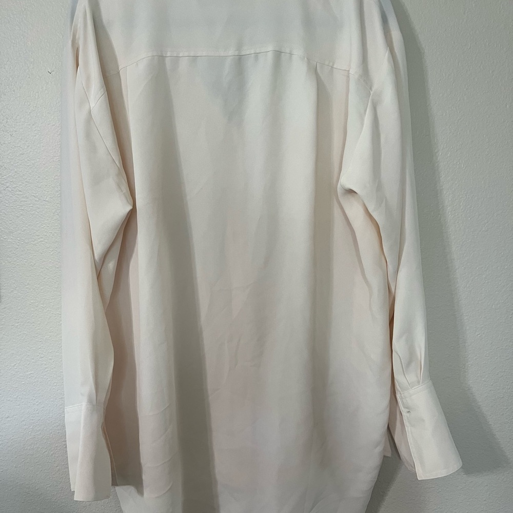 LOFT White Collared Blouse - Picture 4 of 5